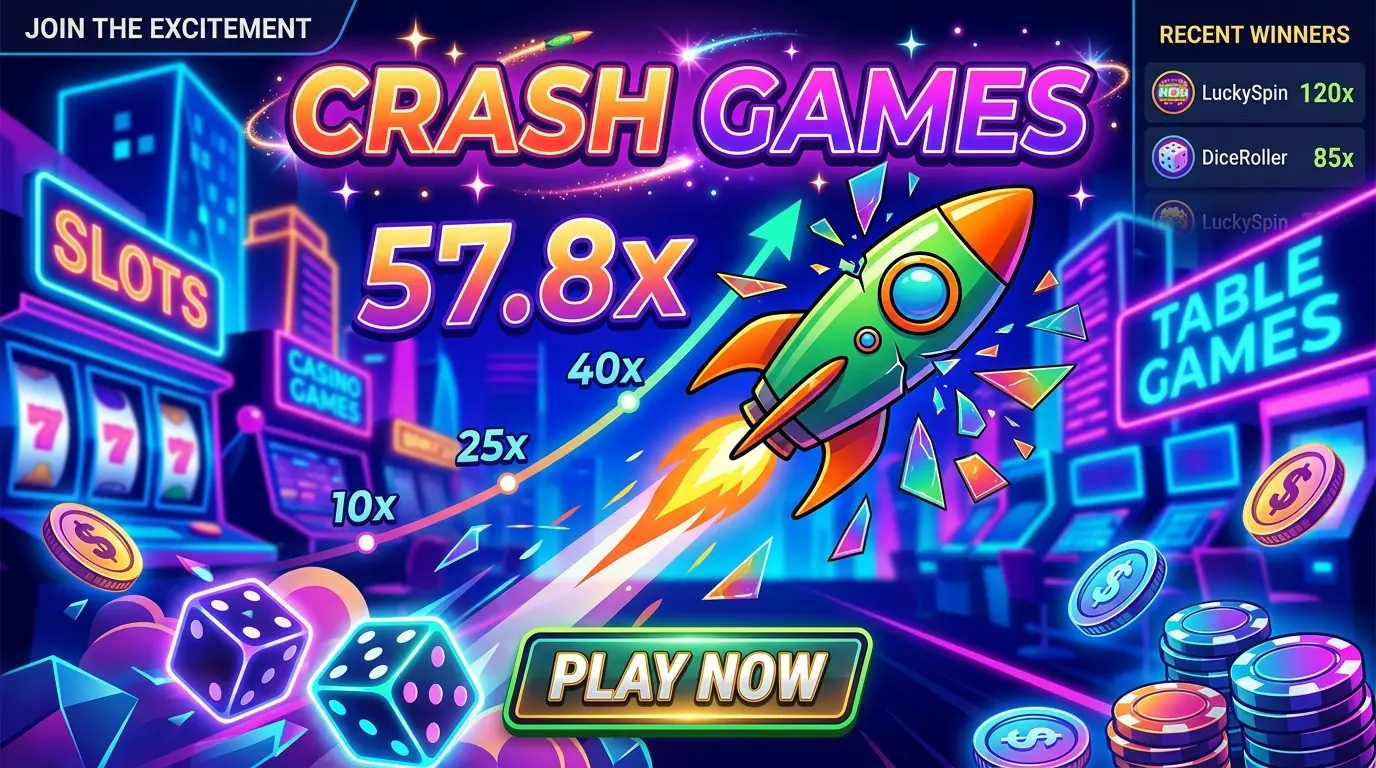 Heroes casino crash games